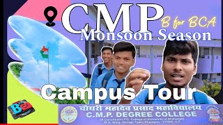 Monsoon Vlog at CMP Degree College Allahabad Rainy Day Campus Tour  CMP degree college allahabad [upl. by Esirahc319]