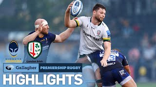 Worcester v London Irish  HIGHLIGHTS  Bonus Point Claimed  Gallagher Premiership 202122 [upl. by Graniela]