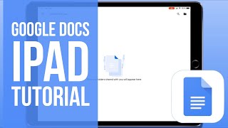 Google Docs for iPad Tutorial 2019 [upl. by Noiwtna]