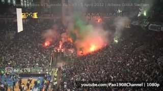 Pao vs Maccabi 86  85  Atmosphere  G13  1080p [upl. by Morvin381]