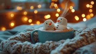 Christmas Coffee Vibes Video Background  Cozy Holiday Ambience [upl. by Ardeha]