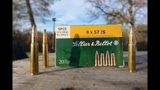 8mm Mauser Sellior and Bellot SPCE Velocity and Accuracy [upl. by Ardnassac]