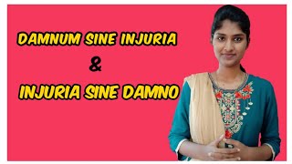 Important Legal Maxims  Damnum Sine Injuria  Injuria Sine Damno  Tamil  Bookish Girl [upl. by Quartet205]