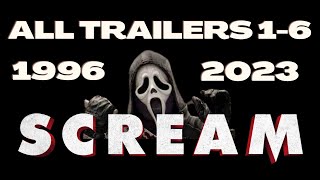 All Scream Trailers 16 Scream Trailers 19962023 Ghostface Trailers [upl. by Aicinat]