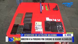 Operativo policial detiene a 54 personas [upl. by Rephotsirhc]