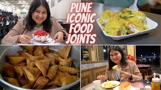 Pune Street Food Iconic Joints  Samosa Sandwich Irani Cafe amp More [upl. by Klemperer]