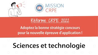 CRPE2022 Sujet Zéro  Découvrez la nouvelle épreuve dapplication en Science et technologie 🔍 [upl. by Akelam]