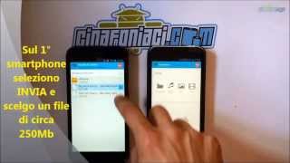 APP ANDROID trasferire i dati fra due smarpthone con SUPERBEAM [upl. by Nahsed123]