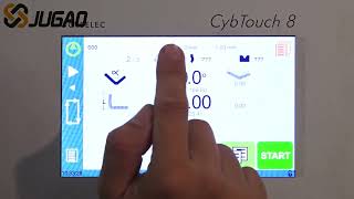 Details of Cybelec Touch 8PS controller X Y axis 2D programing [upl. by Flann856]