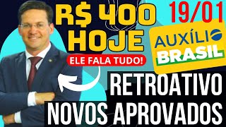 400 REAIS AUXÍLIO BRASIL EM JANEIRO FILA DE ESPERA NOVO BOLSA FAMÍLIA ZERADA AUXÍLIO EMERGENCIAL [upl. by Nilauqcaj]