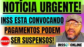 NOTÍCIA URGENTE BLOQUEIO DE PAGAMENTOS DO INSS [upl. by Matheson]