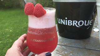 Cocktail à la bière  Unibroue LesAssoiffés [upl. by Yanarp753]