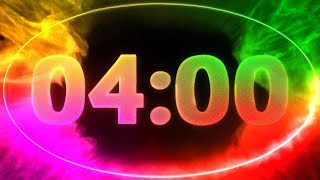 4 min COUNTDOWN  v 711  TIMER with music 4K [upl. by Aihtekal444]