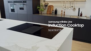 Samsung Builtin kitchen Appliances Infinite line  Hob with integrated extractor [upl. by Damek]