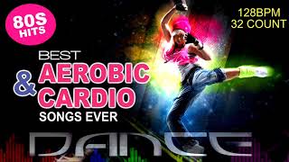 Nonstop Workout Music Best Aerobic amp Cardio Songs Ever 80S Hits For Fitness amp Workout [upl. by Eelyrag409]