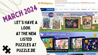 Puzzlede  New Jigsaws in March 2024 [upl. by Anivek]