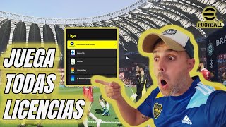 DLC 10 COMO JUGAR CON TODAS LAS LIECNCIAS EFOOTBALL PS4 PS5 PC XBOX [upl. by Ertnod]