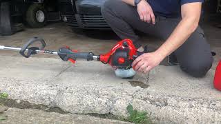 Overview and first start of the Echo SRM225 string trimmer [upl. by Lunsford]