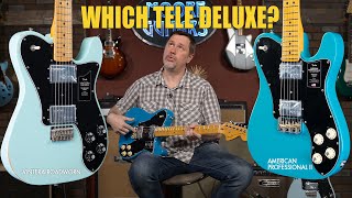 Which Telecaster Deluxe Vintera Roadworn or American Professional II models [upl. by Kinnie938]