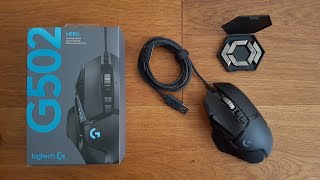 Logitech G502 Hero BEST GAMING MOUSE EVER Unboxing and Complete Setup [upl. by Eniledgam355]