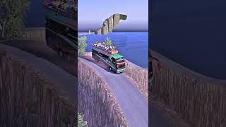 Overloaded Buses On The Most Dangerous Roads  Euro Truck Simulator 2 [upl. by Anialahs]