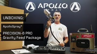 Unboxing the ApolloSpray PRECISION 6 PRO Gravity Feed Package [upl. by Balthazar]