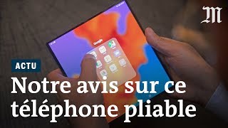 Smartphone pliable  nous avons testé le Huawei Mate X [upl. by Eriuqs]