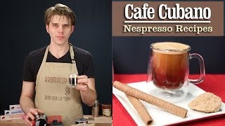 How to Make a perfect Cafe Cubano Cuban Coffee with the Nespresso Machine [upl. by Nerval]