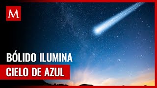 Misterioso espectáculo celestial ¿Qué fue el bólido que iluminó el cielo [upl. by Awhsoj805]