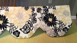 How To Make A Window Valance using Foam Board [upl. by Lomax]