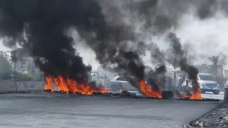 Tension across West Bank as Palestinians rally against Israel as Hamas launches unprecedented attack [upl. by Berners171]