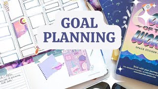 GOAL PLANNING  Lets Set Up My Goal PlannerJournal for the Week planwithme Passion Planner ✨ [upl. by Annat]