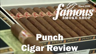 Punch Cigars Review  Famous Smoke Shop [upl. by Narbig]