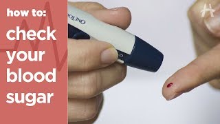 How to check your blood sugar [upl. by Ashly]