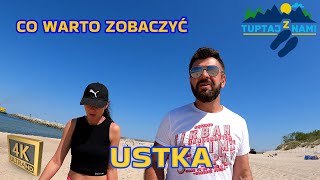 Ustka Co warto zobaczyć 4K  Plaża bunkry miasto zachód słońcaTuptaj z Nami [upl. by Verneuil]