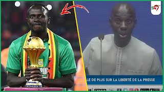 Ndoumbelane Omar Faye sur la blessure de Sadio Mané quotil est lâme de notre équipe nationale motax [upl. by Shandie593]