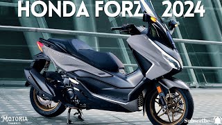 2024 Honda Forza Luxury Scooter with Powerful Engine amp Smart Features  Full Review [upl. by Varick]