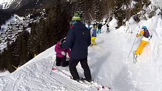 L ultimo Spinalediscesa della direttissima di Madonna di Campiglio con lo Iape Marzo 2015 [upl. by Malilliw]