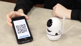 1080p Wifi Pan and Tilt Security Camera SETUP Tutorial [upl. by Wrand]