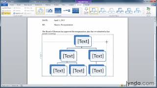 Word Tutorial  Working with SmartArt [upl. by Scottie128]