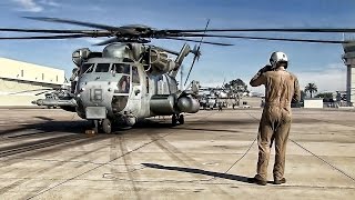 CH53E Super Stallion Helicopter Flight Line [upl. by Adolph]