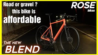 New rose blend 2024  mixes road and gravel bike into single super affordable alloy platform [upl. by Amalle]