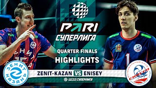 ZenitKazan vs Enisey  HIGHLIGHTS  Quarter Finals  Round 1  Pari SuperLeague 2024 [upl. by Benedicto]