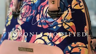 Making the Boronia Bowler Bag by Blue Calla  Modified [upl. by Tterag738]