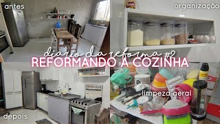 REFORMANDO A COZINHA ✨️ DIÁRIO DA REFORMA 2  Dayane Lisboa [upl. by Sisco]