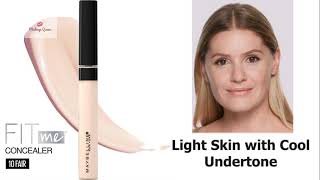 Maybelline Concealer Fit Me Shades 2021 [upl. by Iegres]