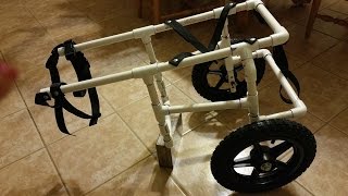 How To Build Your Own Doggie Wheelchair Part 1 [upl. by Narine]