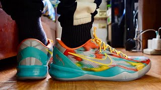 NIKE KOBE 8 PROTRO VENICE BEACH  ON FEET  DETAILED LOOK [upl. by Danica]