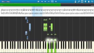 Chris Rea  Josephine piano cover Synthesia by 11ans11 [upl. by Ecidnak336]