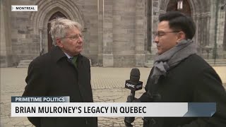 John Parisella reflects on Brian Mulroneys legacy in Quebec – March 22 2024 [upl. by Sirad]